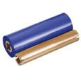 thumbnail image 1 of Unique Bargains 4.33'x295' (110mmx90m) Wax Thermal Transfer Ribbon, 1 Roll 1/2' Core Ink Out Barcode Ribbon with Core, Blue, 1 of 6
