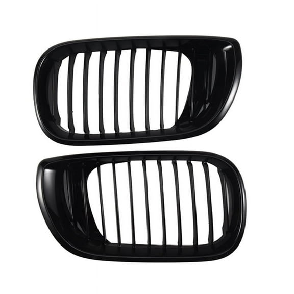 Gloss Black Front Hood Kidney Grill for - E46 3 Series 2002-2005 4D Sedan 318I 320I 323I 328I Front Bumper Grille