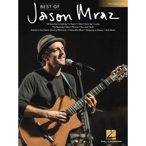 Hal Leonard Best of Jason Mraz Piano/Vocal/Guitar Songbook