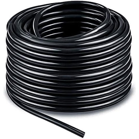 100ft 1/4 inch Blank Distribution Tubing Drip Irrigation Hose Garden Watering Tube Line for Small garden irrigation system