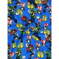 thumbnail image 4 of Super Mario Brothers Luigi Adult Plush Hooded Fleece Bathrobe Robe MF21594RB, 4 of 7