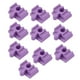 thumbnail image 5 of 2x10 Uds Adaptador De Vía De Tren De Madera Para Kits De Vástago Juego De Construcción De Juguetes Juegos De Construcción Violeta, 5 of 10