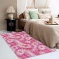 thumbnail image 3 of Tie Dye Rugs for Living Room Bedroom - Pink Rug 3x5 - Art Carpet for Home Decor - Washable Non Slip Patterned Indoor Small Area Rug - Soft & Low Pile (ZK&827), 3 of 7