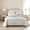 Beige/White, variant on BCOTTOND Hotel-Grade Queen Size Quilt Set, 100% Cotton Reversible Damask Bedspread, Pre-Washed 3-Piece Lightweight Coverlet with 2 Shams, Black Gold