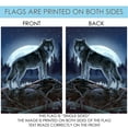 thumbnail image 4 of Toland Home Garden Full Moon Wolf Wolf Flag Double Sided 12x18 Inch, 4 of 5