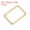 Gold Tone, variant on Uxcell 4 Pack Metal Rectangle Ring, 1 1/2 x 1 Inch Rectangular Buckle, Silver Tone