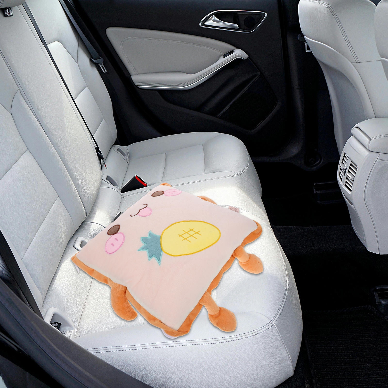 TABLZONE Plush Toast Bread Pillow Blanket and Adults, Portable Travel Car, 1 Set