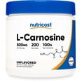 thumbnail image 1 of L-carnosina en polvo Nutricost 100 g (200 porciones) sin OGM, 1 of 5