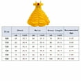thumbnail image 4 of HAWEE Girls Yellow Princess Costume with Accessories, Halloween Birthday, 4 of 8