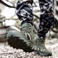 thumbnail image 2 of Botas de tobillo para hombre con soporte para arco botas impermeables del ejército del desierto zapatos de montañismo, 2 of 8