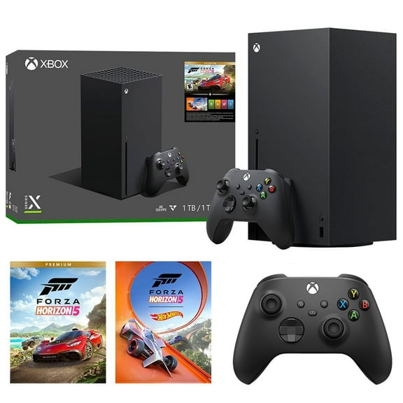 Microsoft Xbox Series x 1TB SSD Forza Horizon 5   Wireless Controller Bundle