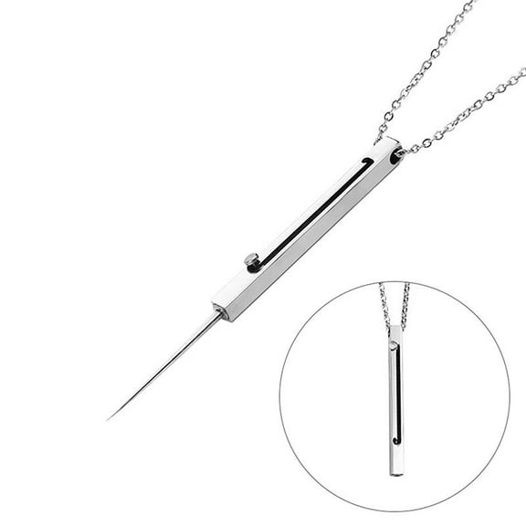 Metal Cross Necklace Men Jewelry Pendant Edc Gadgets For Male Female Gifts Multi Tools