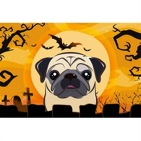 

Halloween Fawn Pug Fabric Placemat