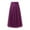 Purple, variant on Likimi Womens Maxi Skirt Fashionable Solid Color A Line Comfortable Long Skirt Black Size L