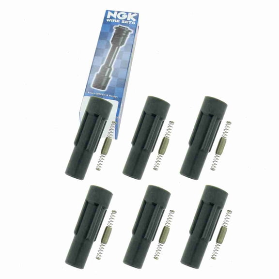 6 pc NGK 59007 Ignition Coil Boots for 184082 35-7083 671-4306 702502 SPB184 SPP121E Direct Spark Plug Wire