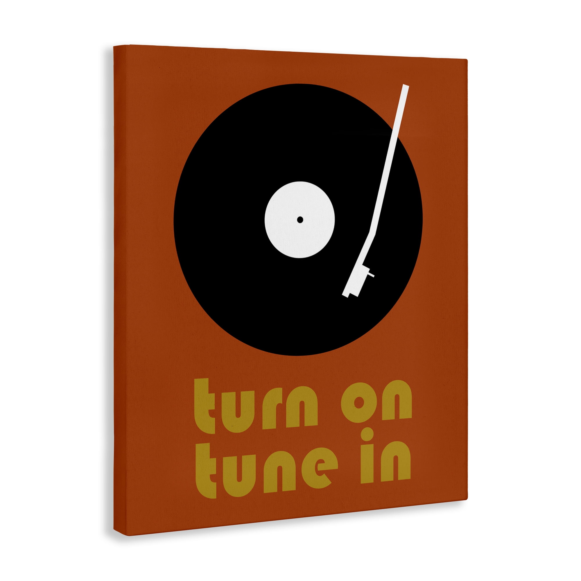 Stupell Industries Turn On Tune In Canvas Wall Art, design by Tom Quartermaine