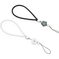 thumbnail image 1 of 2Pcs Black Hand Wrist Strap Flower String Lanyard for Cell Phone, USB Flash Drive, Mp3, Mp4 Fashion Processing,Lightweight and Easy to Connect Cell Phone Charms Accessories, 1 of 5