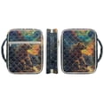 thumbnail image 2 of ZUXONGSY Bear Planet Print Bible Cover Case for Women Quilted Bible Cover Multifunctional Scripture Bag with Bookmarks Zippered Carrying Book Case for Christian, 2 of 8
