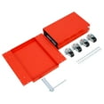 thumbnail image 3 of Motorcycle Scissor Jack Lift Jack Center Hoist Crank Stand, 1100 LBS Motorcycle Lift with Wide Deck Tool Tray, 3 of 7