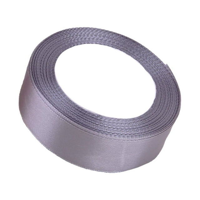 Gift Ribbon Wedding Decorations Clothes Making Supply made; fine DIY Craft Accessories Light-weight Polyester Ribbons for Ornaments Silver 59