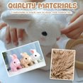 thumbnail image 3 of JUNWELLBunby - My Realistic Bunny Toy  Bunbi Realistic Bunny  Realistic Bunny That Moves  Jumping  Twitching  and Ears  Handmade  Interactive Fun (Pink), 3 of 6