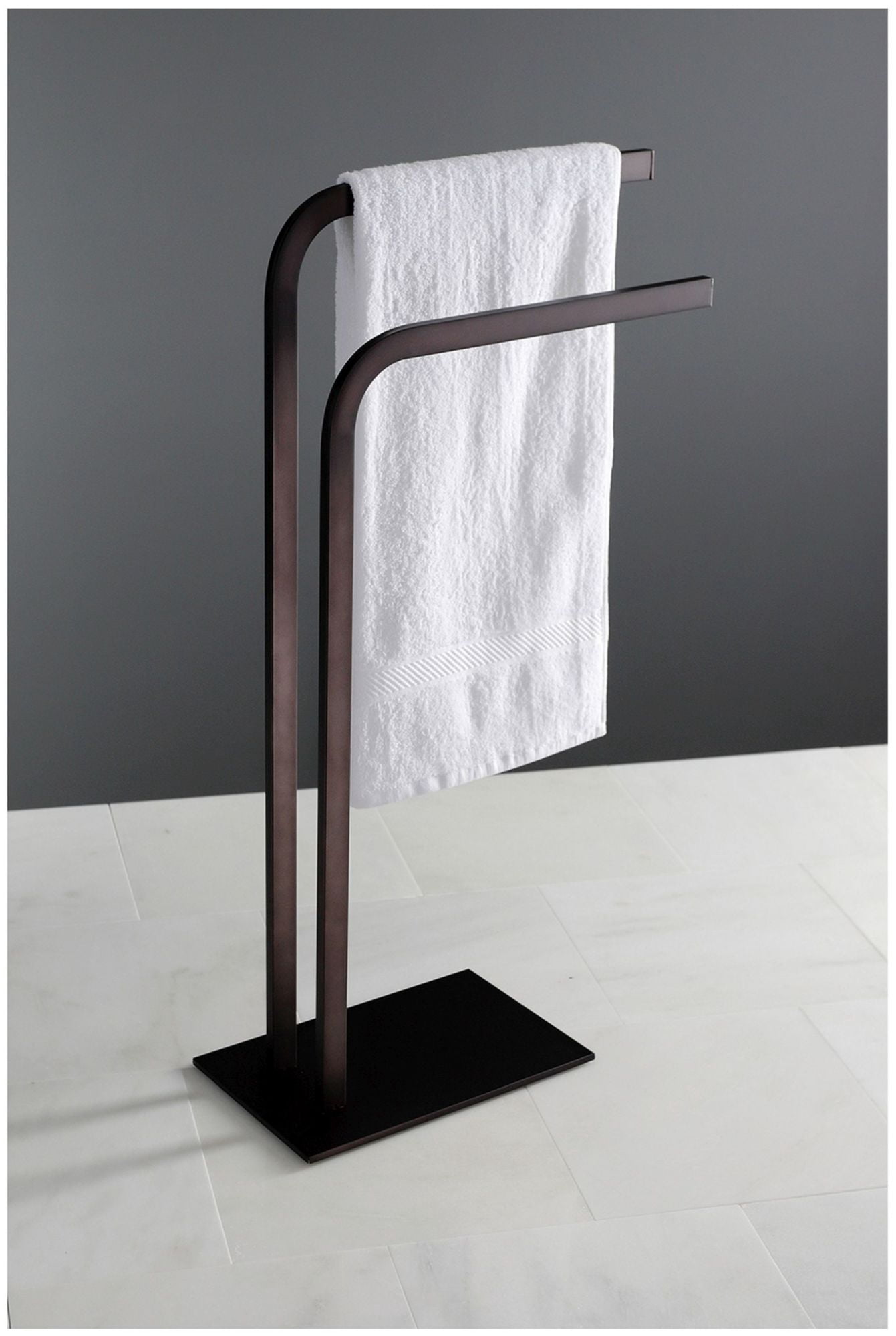 Kingston Brass Edenscape Pedestal Dual Towel Rack