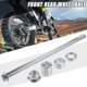 thumbnail image 2 of 1 Conjunto de Eje Delantero y Trasero con Bujes y Tornillo M12 235mm Eje de Moto de Tierra Scooter ATV Color Plateado, 2 of 6