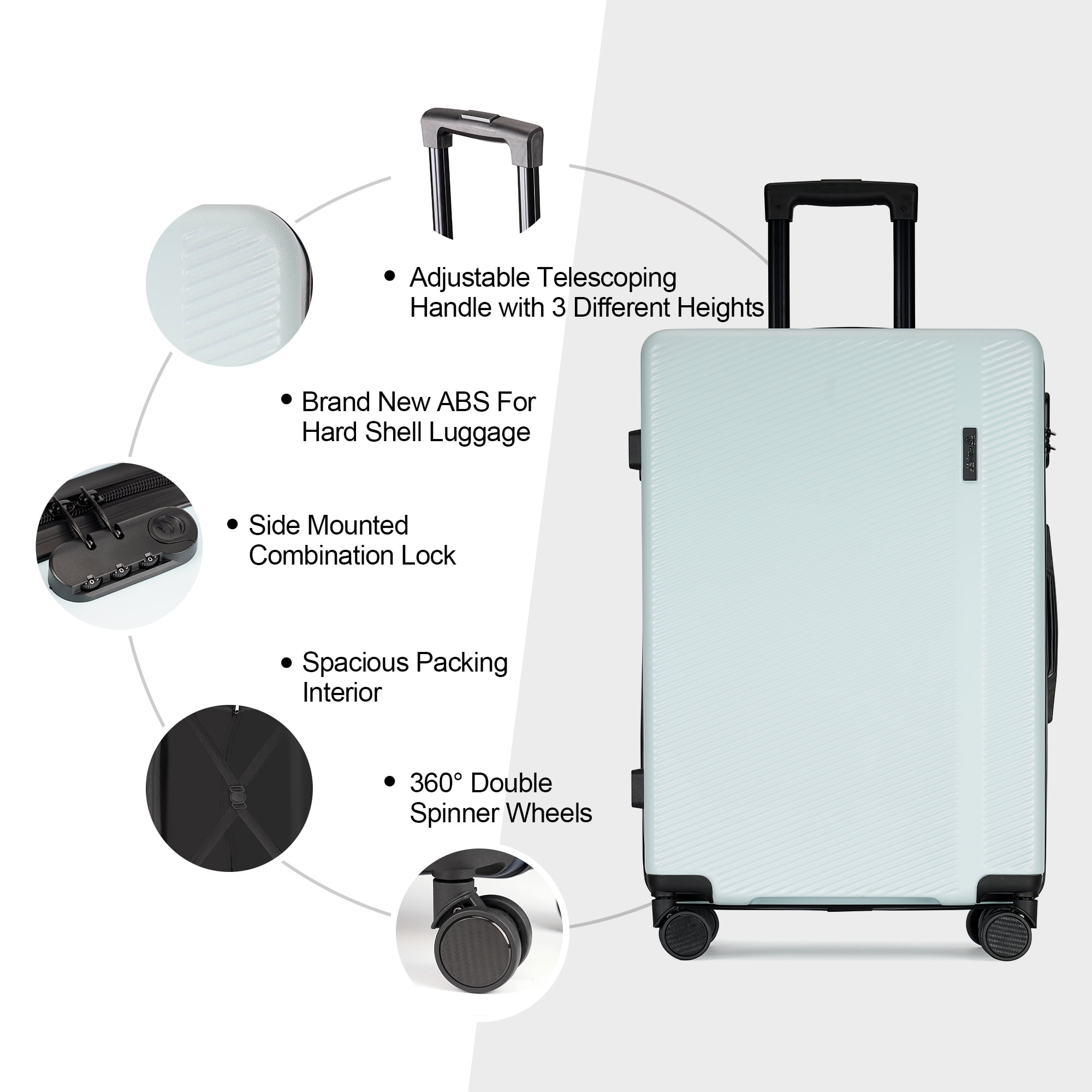 バッグ MR. DOB Bounce Carry-On Travel Set Blue CASETIFY x TAKASHI MURAKAMI MR. DOB BOUNCE CARRY-ON TRAVEL