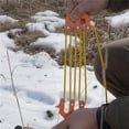 thumbnail image 6 of Torch 2 Sets Game and Gear Hoist, 3.4X3.4 inch Block and Tackle Pulley System, Portable Game Hoist with 3M Nylon Rope, Hunting Games Hoist for Backcountry and Solo Hunting, Orange, 6 of 9