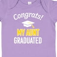 thumbnail image 4 of Inktastic Congrats My Aunt Graduated with Cap Boys or Girls Baby Bodysuit, 4 of 5