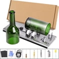 thumbnail image 1 of Cortador de botellas de vidrio, cortador de vidrio para botellas para cortar vino, cerveza, tarros de albañil, whisky, botellas redondas y ovaladas, cortador de botellas y paquete de cortado, 1 of 5