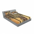 thumbnail image 3 of Ambesonne Colorful Fitted Sheet & Pillow Sham Set, Greece Olive Trees, Twinxl, Multicolor, 3 of 3