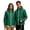Green, variant on Couples Matching Lightweight Outdoor Windproof Jacket, T800 Polyester Hooded Zip Up Rain Coat Size M-4XL Plus Size Friendly