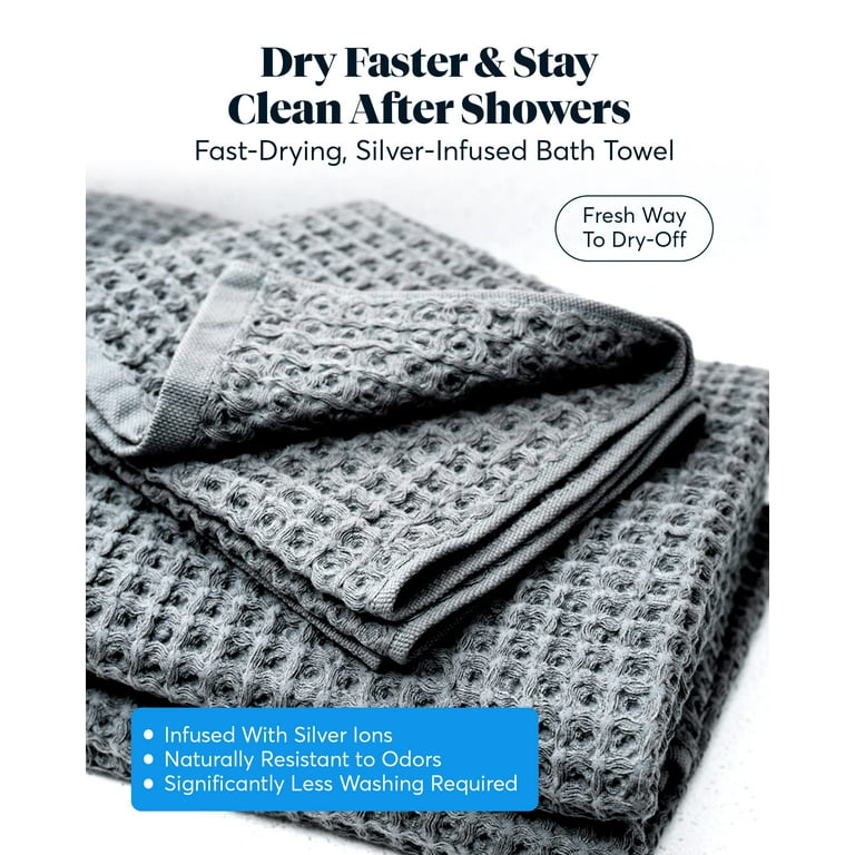 Silverthread Wash Cloths - Grey – Sutera