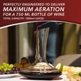 thumbnail image 5 of Le Chateau Wine Decanter - Hand Blown Lead Free Crystal Carafe (750ml) - Red Wine Aerator, 5 of 7