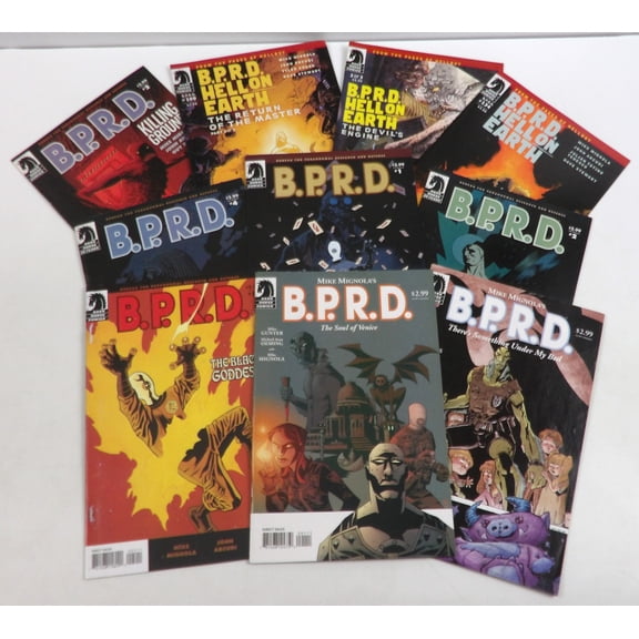 Mike Mignola's B.P.R.D. Value Bundle - 10-Pack of Comic Books - BPRD Dark Horse