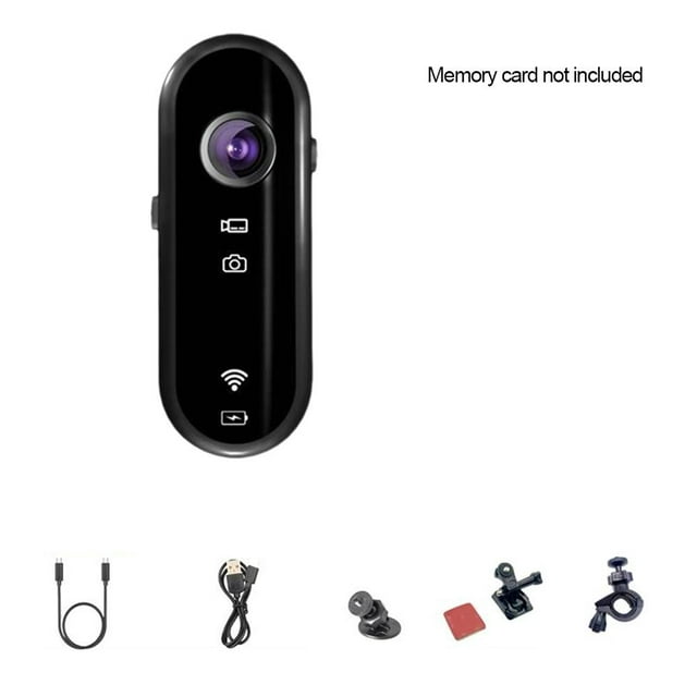 Body Camera, Thumb Action Camera, 1080p HD Video And Audio Recording Motorcycle Action Cameras for Sports