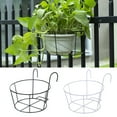 thumbnail image 2 of Flower Pot Holder Creative over the Rail Planter Holder Flower Pot Rack for Home, 2 of 10