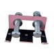 thumbnail image 2 of Soporte para barra de sentadillas, accesorio de equipo de fitness para barra de para banco Rosa, 2 of 8