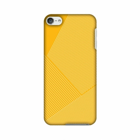 Carbon Fiber Ipod Touch Case - iPod Touch 6th Gen Case - Carbon Fibre Redux Cyber Yellow 1, Hard Plastic Back Cover, Slim Profile Cute Printed Designer Snap on Case with Screen Cleaning Kit