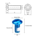 thumbnail image 4 of ZLight 12PCS Bicycle Disc Brake Rotor Torx Bolts T25 M5x10mm Bike Alloy Steel Disc Brake Rotor Fixing Screws For Mountain Bike Blue 1Set, 4 of 6