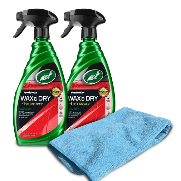 Cera de Protección para Superficies Turtle Wax 50834 2x769ml con Paño