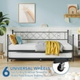 thumbnail image 4 of Kojooin Versatile Metal Daybed with Trundle and Headboard – Easy Assembly for Any Room, 4 of 7