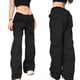 thumbnail image 3 of Jumpingount Pantalones Cargo para mujer, estilo occidental, con cordón, duraderos, para chica, holgados, a la moda, geniales, Vintage, para Prendas para la parte inferior del cuerpo L, 3 of 6