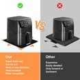 thumbnail image 5 of Heat Resistant Mat for Air Fryer with Sliding Function, 2 Pcs 12 * 14 in Heat Resistant Pad Sliding Caddy Countertop Protector Mat for Cosori Air Fryer, Ninja Air Fryer, 5 of 5