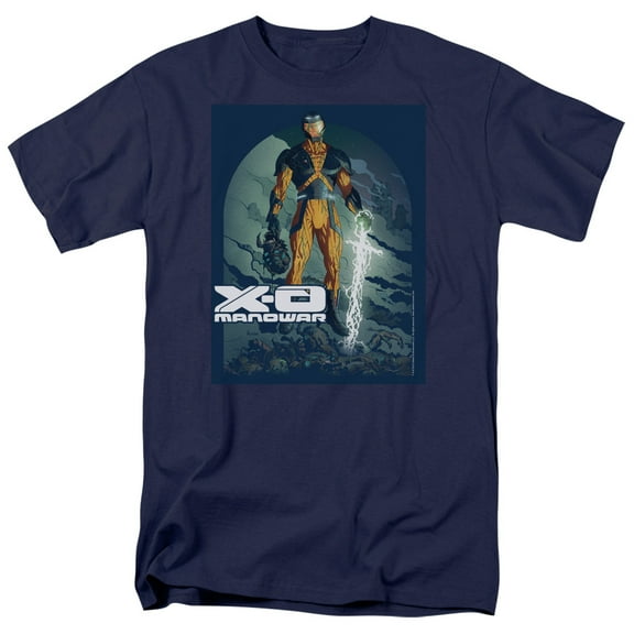 Xo Manowar PlanE.T. Death S/S Adult 18/1 T-Shirt Navy