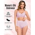 thumbnail image 3 of GAI YI Women's High-Waist Tummy Control Girdle Panties Ladies Panties for Women Full Coverage Underwear 2Black+2BabyPink M, 3 of 6