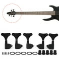 thumbnail image 4 of 5 String Bass Tuners Left 2 Right 3 Zinc Alloy Bass Tuning Pegs for Electric Bass Instrument Accessories, 4 of 8