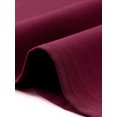 thumbnail image 5 of Agnes Orinda Women's Plus Size Chiffon Dresses Notch V Neck Bell Short Sleeve Pleated Summer Casual Midi Dresses with Pockets 1X Burgundy, 5 of 6