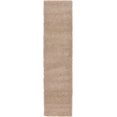 thumbnail image 4 of Rugs.com - Ãœber Cozy Solid Shag Collection Rug â€“ 10 Ft Runner Taupe Shag Rug Perfect for Hallways, Entryways, 2' 6 x 10' Runner, 4 of 15